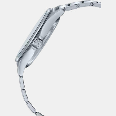 Enticer Men Quartz Blue Dial Analog Stainless Steel Watch A1924