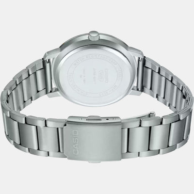 Enticer Men Quartz Silver Dial Analog Stainless Steel Watch A1931