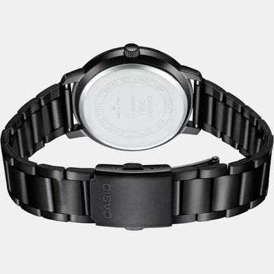 Enticer Men Quartz Black Dial Analog Stainless Steel Watch A1932