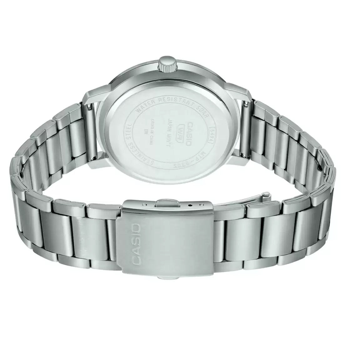 Casio Enticer Silver Dial Men 41mm