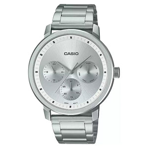 Casio Enticer Silver Dial Men 41mm