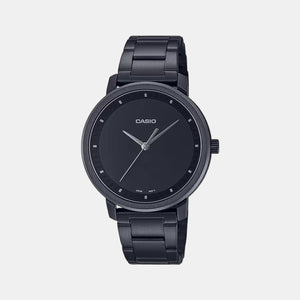 Enticer Women Quartz Black Dial Analog Stainless Steel Watch A1938
