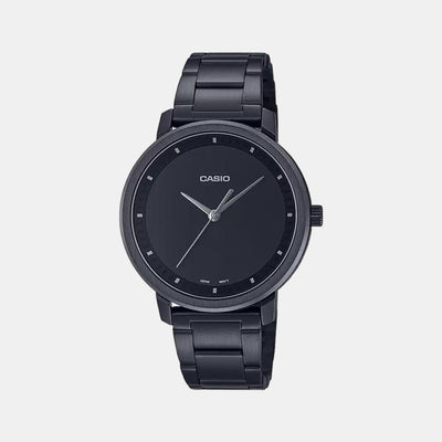 Enticer Women Quartz Black Dial Analog Stainless Steel Watch A1938