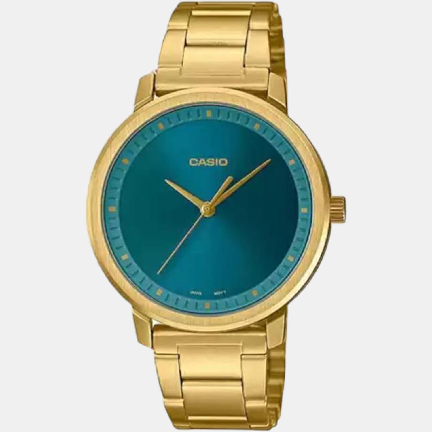 Enticer Women Quartz Green Dial Analog Stainless Steel Watch A1939