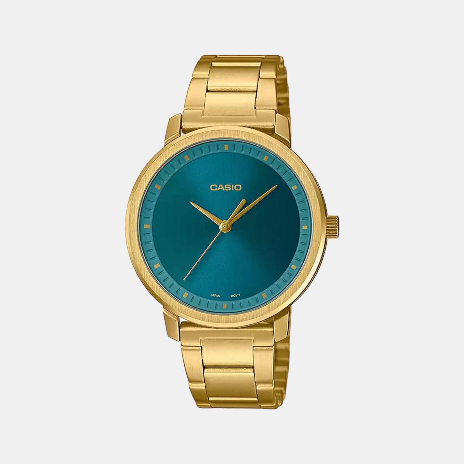 Enticer Women Quartz Green Dial Analog Stainless Steel Watch A1939