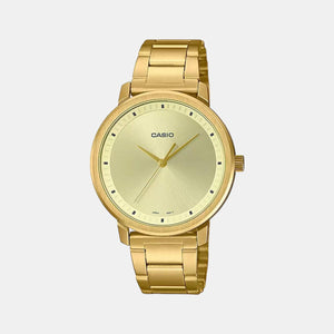 Enticer Women Quartz Gold Dial Analog Stainless Steel Watch A1940