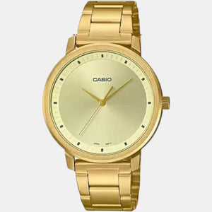 Enticer Women Quartz Gold Dial Analog Stainless Steel Watch A1940