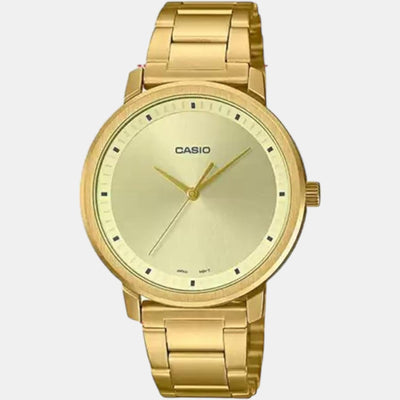 Enticer Women Quartz Gold Dial Analog Stainless Steel Watch A1940