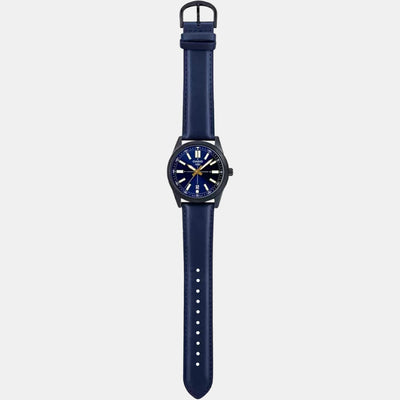 Enticer Men Quartz Blue Dial Analog Leather Watch A1944