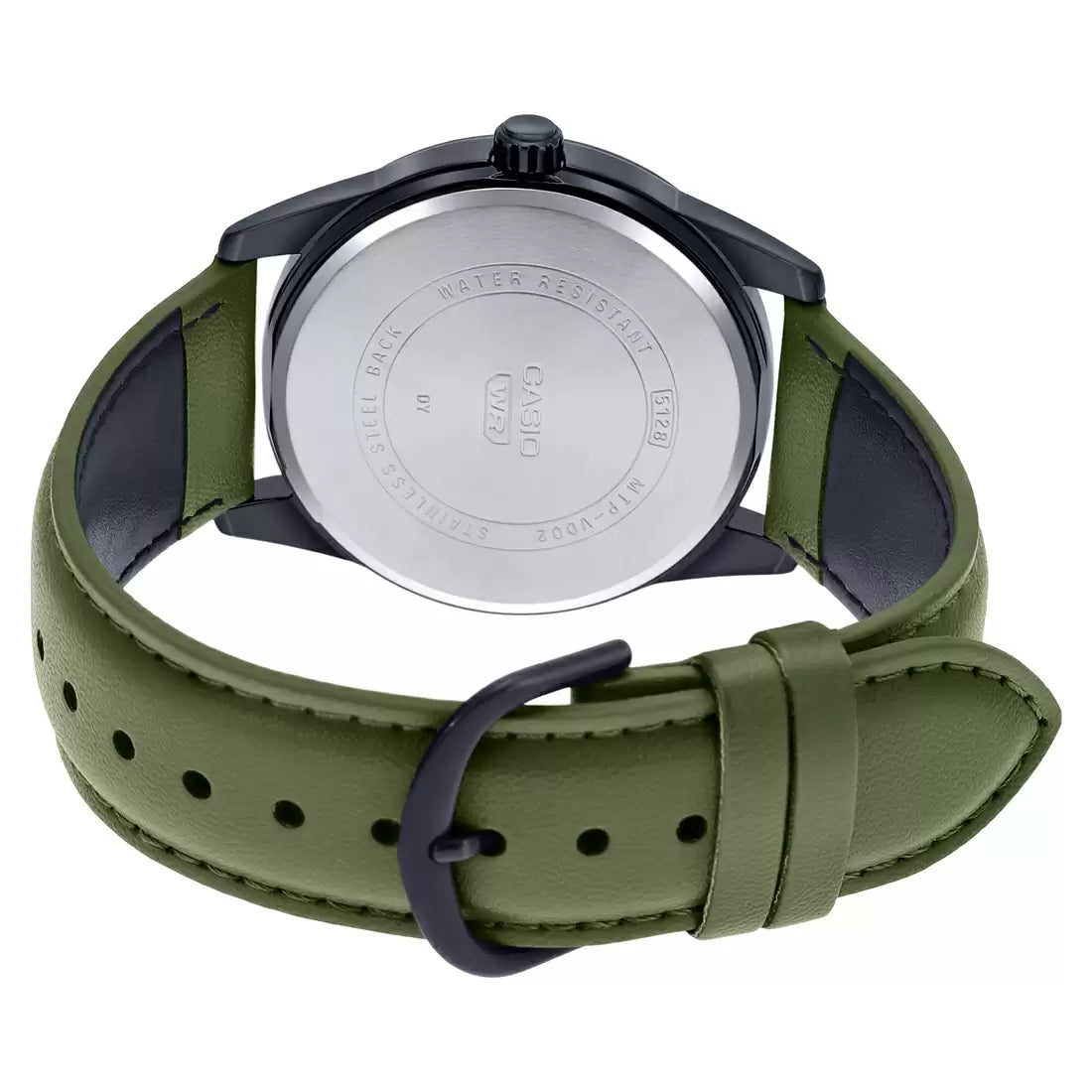 Casio Enticer Green Dial Men 45mm