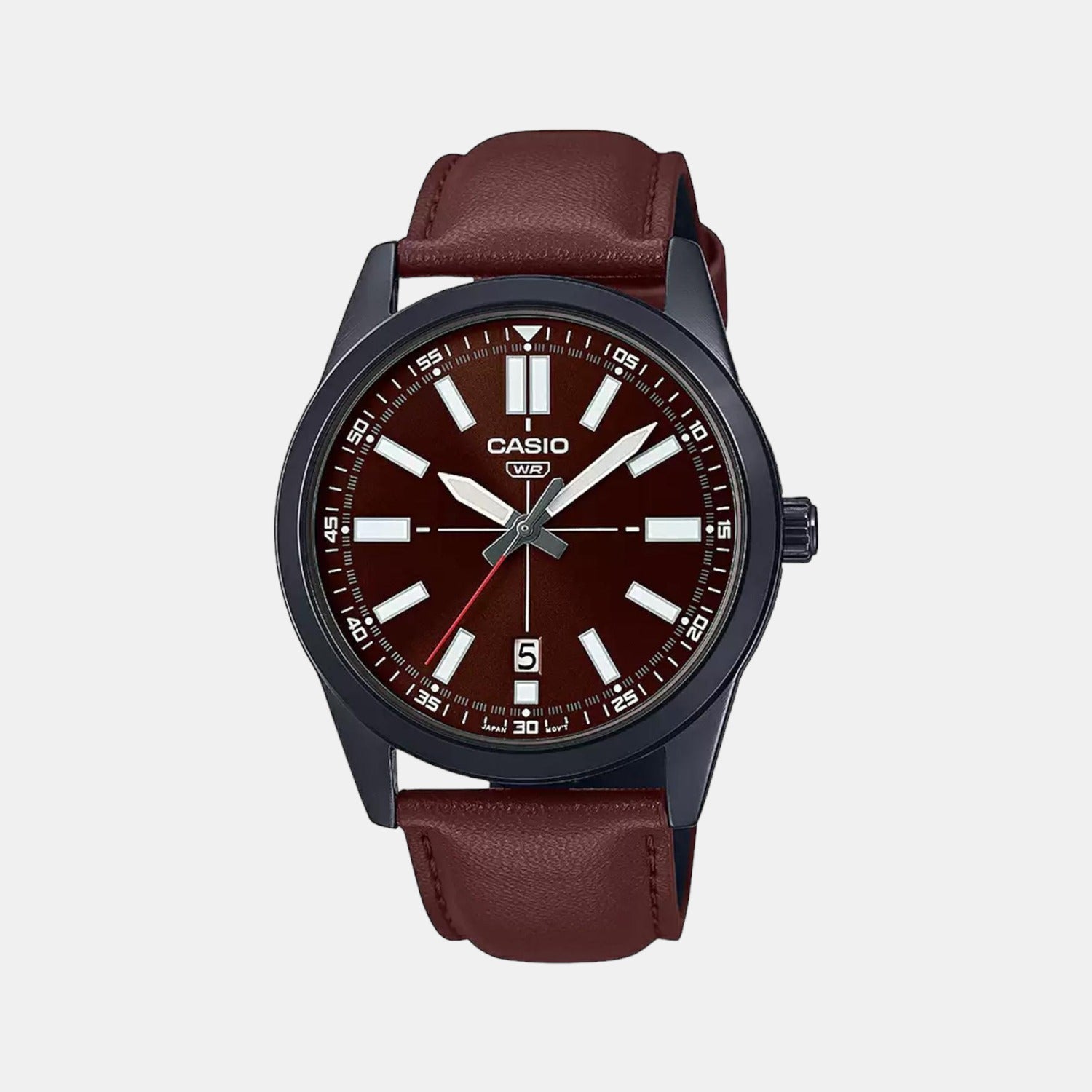 Enticer Men Quartz Brown Dial Analog Leather Watch A1946