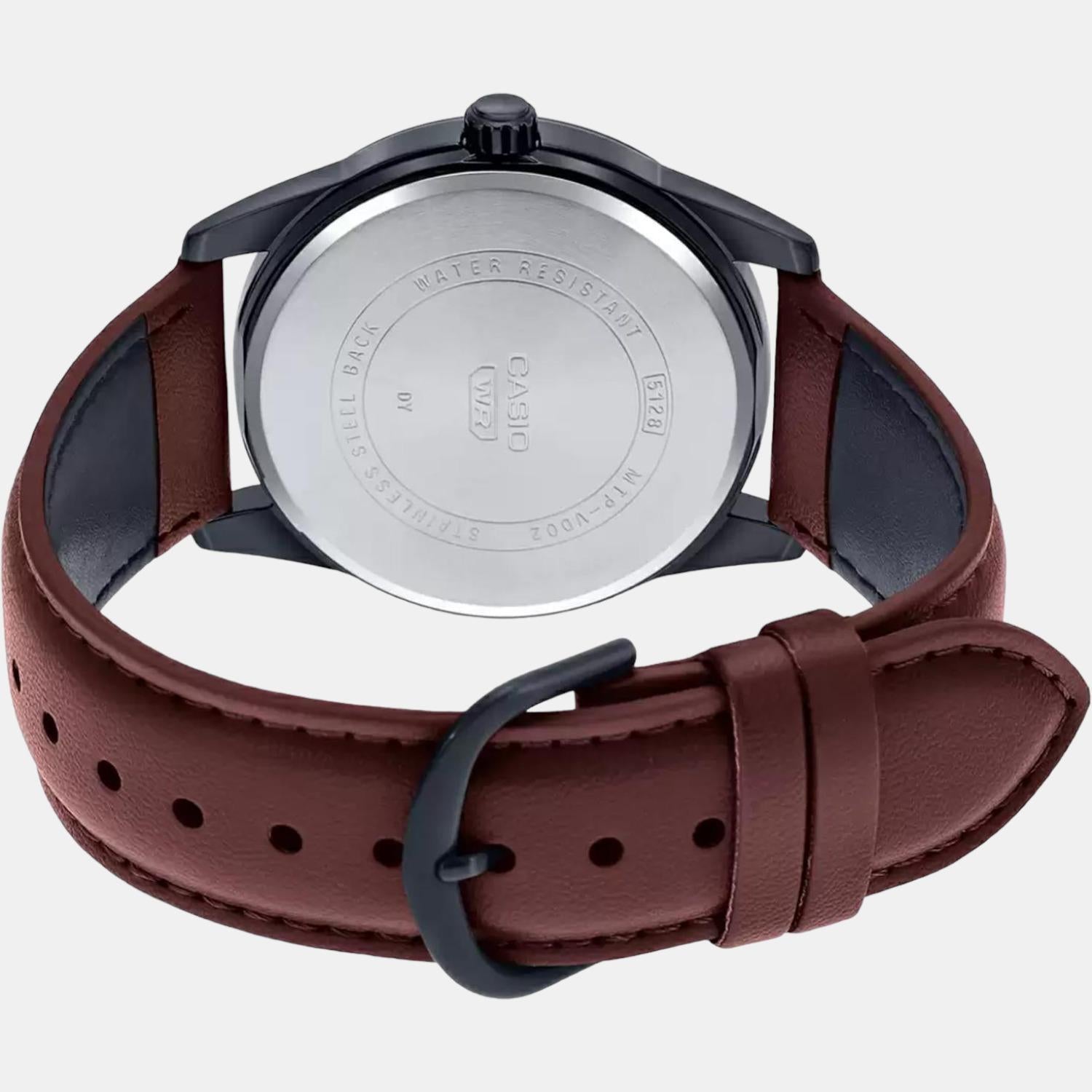 Enticer Men Quartz Brown Dial Analog Leather Watch A1946