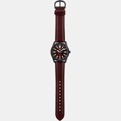 Enticer Men Quartz Brown Dial Analog Leather Watch A1946
