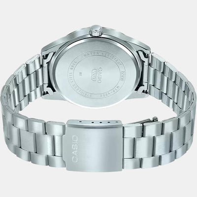 Enticer Men Quartz Black Dial Analog Stainless Steel Watch A1947