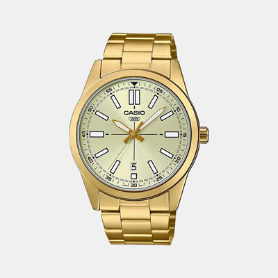 Enticer Men Quartz White Dial Analog Stainless Steel Watch A1952
