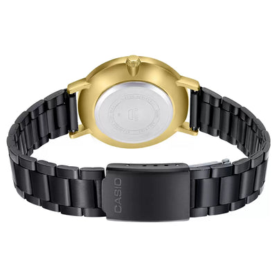Casio Enticer Yellow Gold Dial Women 34mm