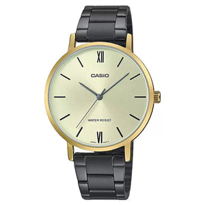 Casio Enticer Yellow Gold Dial Women 34mm