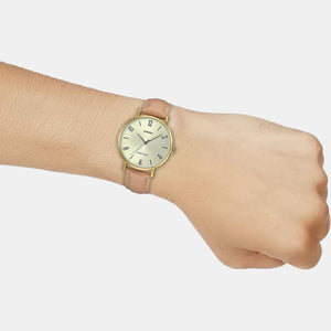 Enticer Women Quartz White Dial Analog Leather Watch A1958