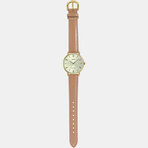 Enticer Women Quartz White Dial Analog Leather Watch A1958