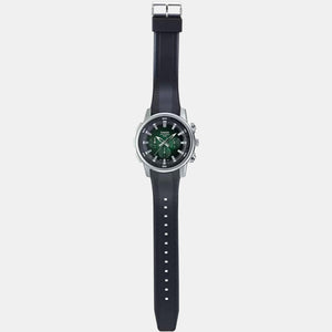 Enticer Men Quartz Green Dial Chronograph Stainless Steel Watch A1966