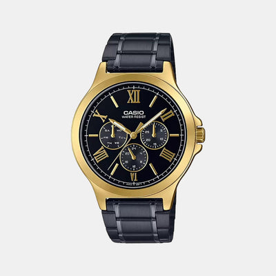 Enticer Men Quartz Black Dial Chronograph Stainless Steel Watch A1970