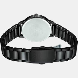 Enticer Women Quartz Black Dial Analog Stainless Steel Watch A1992