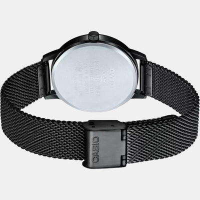 Enticer Women Quartz Black Dial Analog Stainless Steel Watch A1994