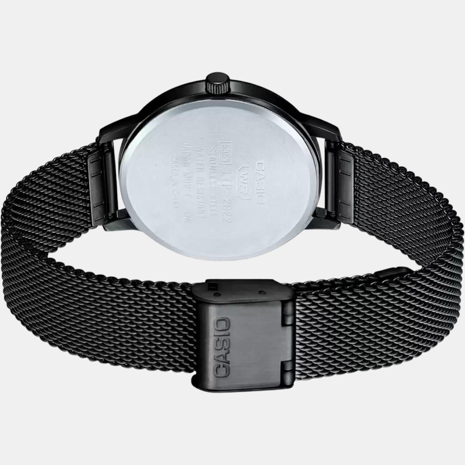 Enticer Women Quartz Black Dial Analog Stainless Steel Watch A1994