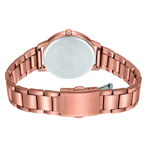 Casio Enticer Rose Gold Dial Women 34mm