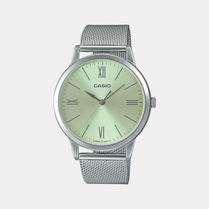 Enticer Men Quartz Green Dial Analog Stainless Steel Watch A2010