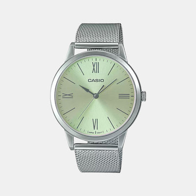 Enticer Men Quartz Green Dial Analog Stainless Steel Watch A2010