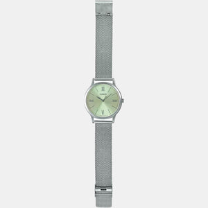 Enticer Men Quartz Green Dial Analog Stainless Steel Watch A2010