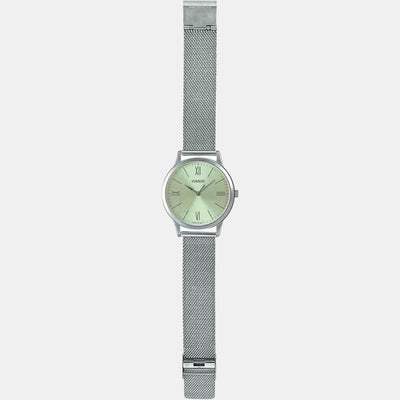 Enticer Men Quartz Green Dial Analog Stainless Steel Watch A2010