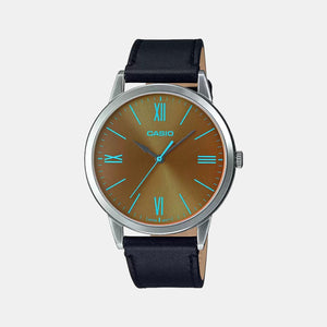 Enticer Men Quartz Brown Dial Analog Leather Watch A2011