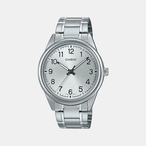 Enticer Men Quartz Silver Dial Analog Stainless Steel Watch A2032
