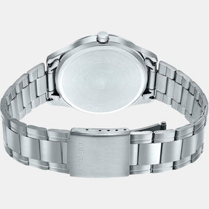 Enticer Men Quartz Silver Dial Analog Stainless Steel Watch A2032