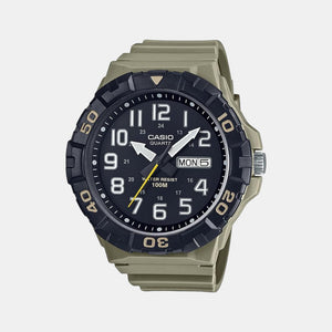 Enticer Men Quartz Black Dial Analog Silicone Watch A2041