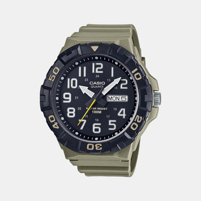 Enticer Men Quartz Black Dial Analog Silicone Watch A2041