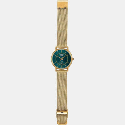 Enticer Men Quartz Blue Dial Analog Stainless Steel Watch A2047