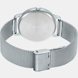 Enticer Men Quartz White Dial Analog Stainless Steel Watch A2050