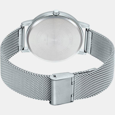Enticer Men Quartz White Dial Analog Stainless Steel Watch A2050