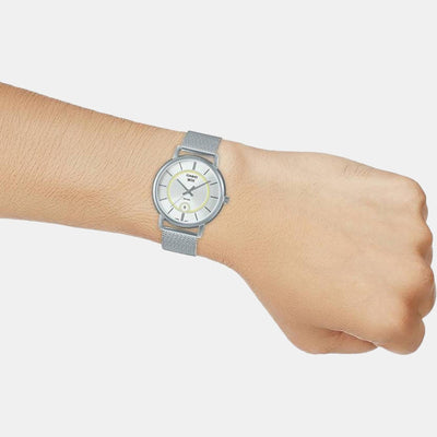 Enticer Men Quartz White Dial Analog Stainless Steel Watch A2050