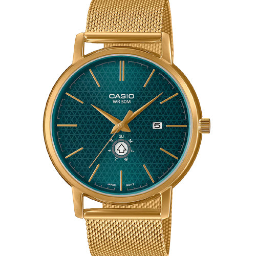 Casio Enticer MTP-B125 series Blue Dial Men 41mm A2056 MTP-B125MG-3AV
