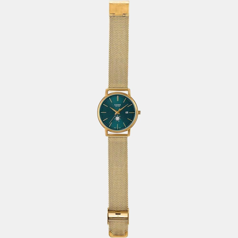 Enticer Men Quartz Blue Dial Analog Stainless Steel Watch A2056