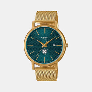 Enticer Men Quartz Blue Dial Analog Stainless Steel Watch A2056