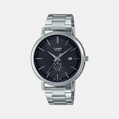 Enticer Men Quartz Silver Dial Analog Stainless Steel Watch A2060