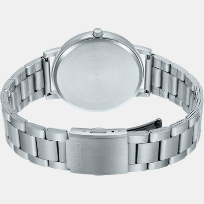 Enticer Men Quartz Silver Dial Analog Stainless Steel Watch A2060