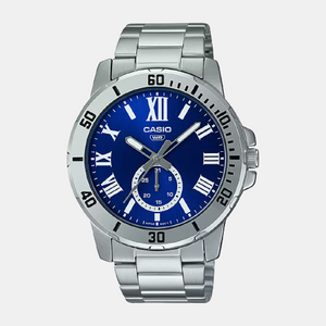 Enticer Men Quartz Blue Dial Chronograph Stainless Steel Watch A2068