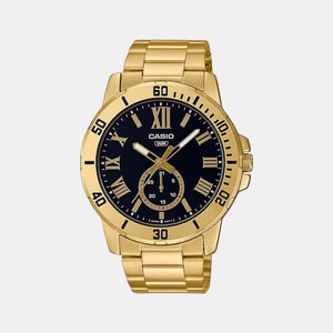 Enticer Men Quartz Black Dial Chronograph Stainless Steel Watch A2069