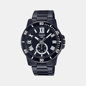 Enticer Men Quartz Black Dial Chronograph Stainless Steel Watch A2070